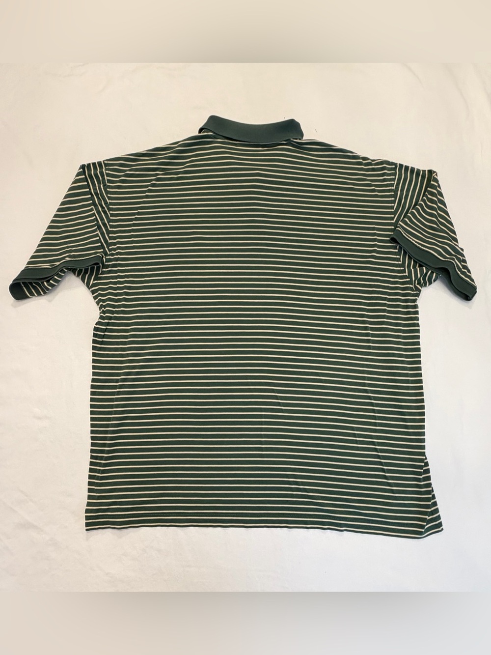 Vintage Masters Clubhouse Collection Green Striped Polo Shirt Original Logo - Picture 6 of 14